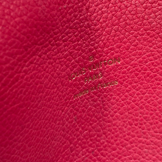 LOUIS VUITTON Pouch M61477 leather beige pouch with flap Pochette Rivet GM Women Used Authentic