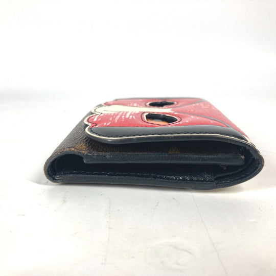 LOUIS VUITTON Trifold wallet M67257 Monogram Canvas, Epi Leather Brown Monogram Kabuki Portefeuille Victorine Women Used Authentic