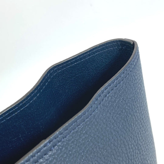 LOUIS VUITTON Tote Bag M53240 Taurillon Clemence Leather Navy Hippo Voyage NV mens Used Authentic