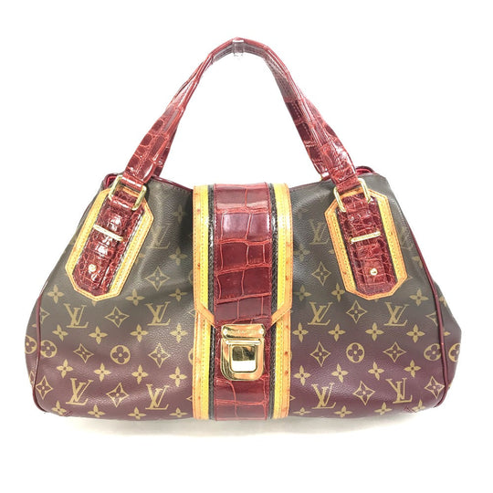 LOUIS VUITTON Shoulder Bag M95580 canvas Red Monogram Mirage Greet Purse Women Used Authentic