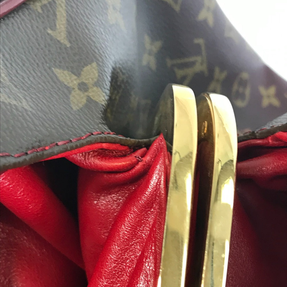 LOUIS VUITTON Shoulder Bag M95580 canvas Red Monogram Mirage Greet Purse Women Used Authentic