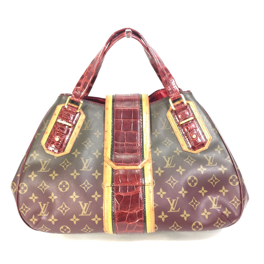 LOUIS VUITTON Shoulder Bag M95580 canvas Red Monogram Mirage Greet Purse Women Used Authentic