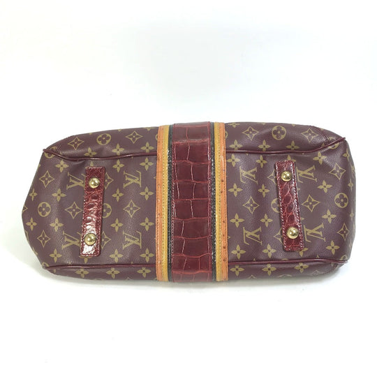 LOUIS VUITTON Shoulder Bag M95580 canvas Red Monogram Mirage Greet Purse Women Used Authentic