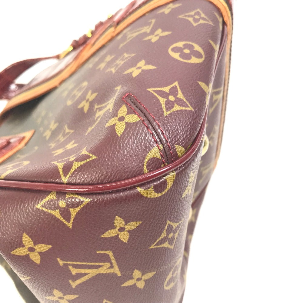 LOUIS VUITTON Shoulder Bag M95580 canvas Red Monogram Mirage Greet Purse Women Used Authentic
