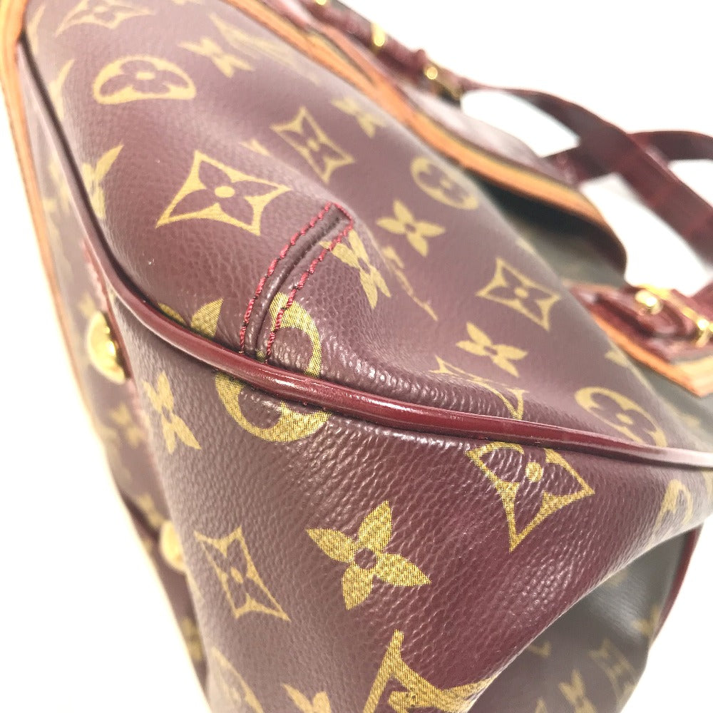 LOUIS VUITTON Shoulder Bag M95580 canvas Red Monogram Mirage Greet Purse Women Used Authentic