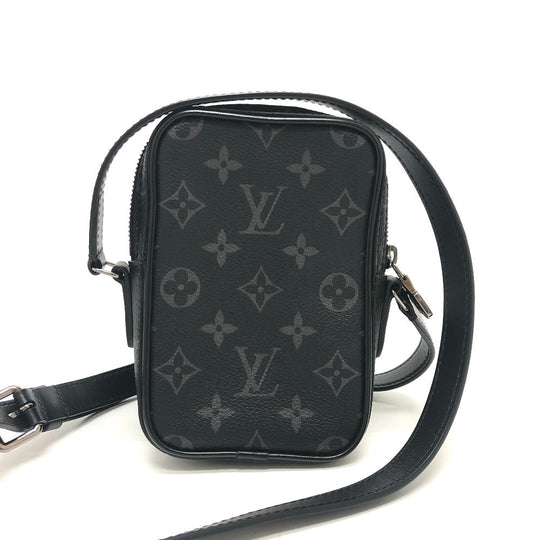 LOUIS VUITTON Shoulder Bag M45928 Monogram Eclipse Canvas black Danube PPM Trunk Print