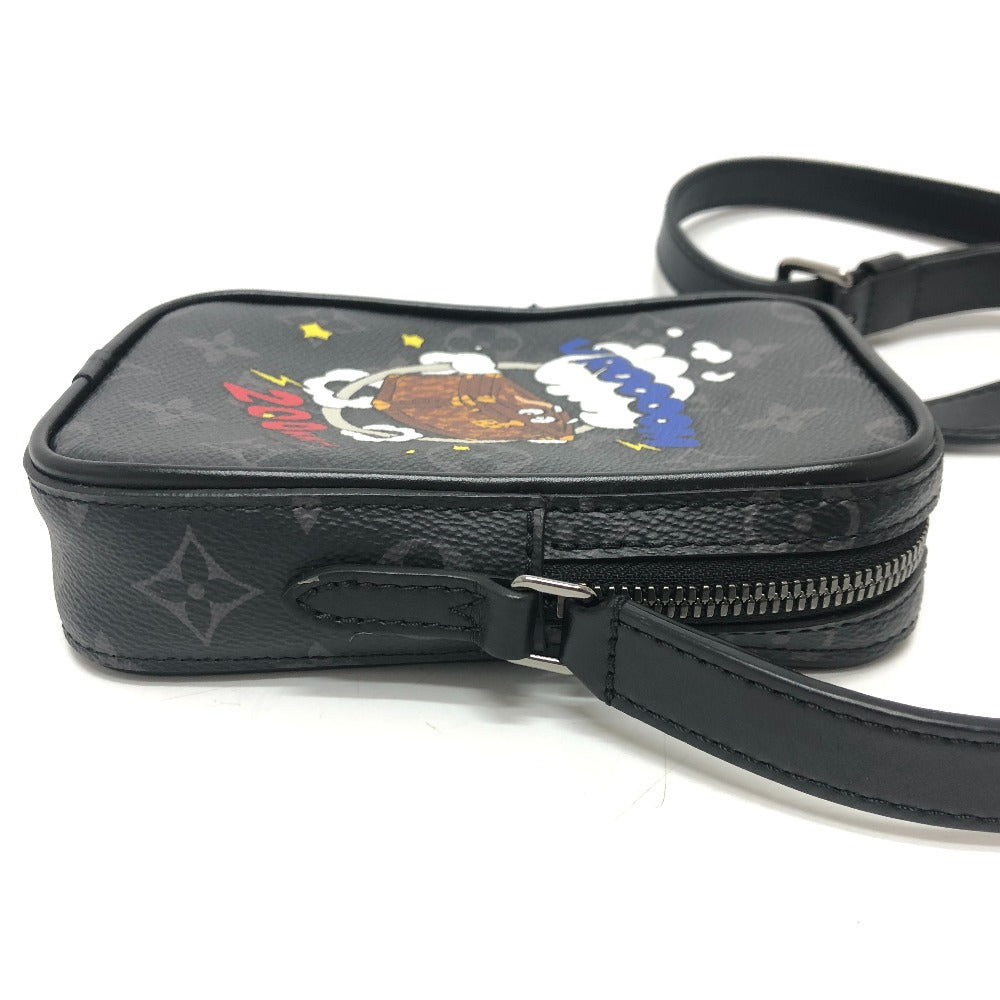 LOUIS VUITTON Shoulder Bag M45928 Monogram Eclipse Canvas black Danube PPM Trunk Print