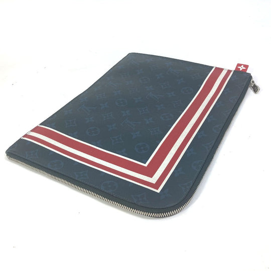 LOUIS VUITTON Clutch bag M61679 Canvas / Monogram Cobalt Canvas Navy Monogram Cobalt Pochette Jules GM mens Used Authentic