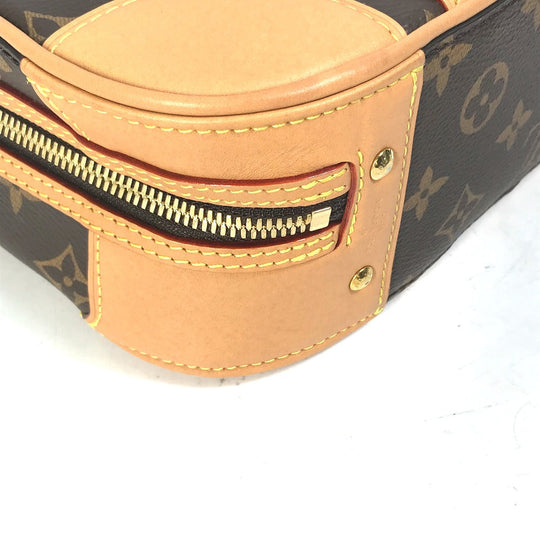 LOUIS VUITTON Boston Duffel bag M44581 Monogram canvas Brown Monogram Crossbody Chain Varisette PM Women Used Authentic
