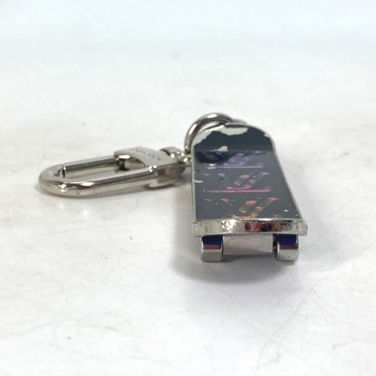 LOUIS VUITTON key ring MP3269 metal black skateboard bijou sack skateboard mens Used Authentic