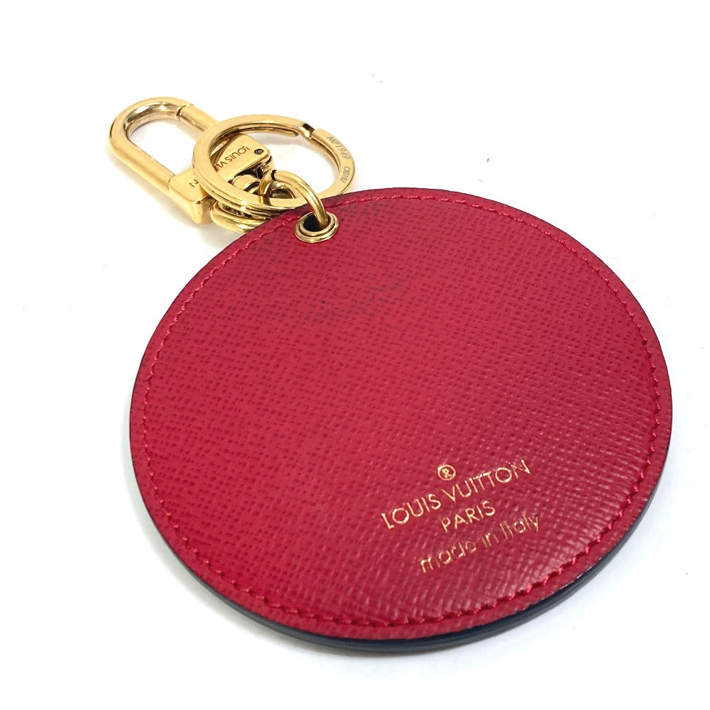 LOUIS VUITTON key ring MP1949 Monogram canvas Brown Monogram Kansai Yamamoto Kabuki Tatsuma Portocray Illustre Women Used Authentic