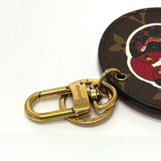 LOUIS VUITTON key ring MP1949 Monogram canvas Brown Monogram Kansai Yamamoto Porto Cray Rustre Women Used Authentic