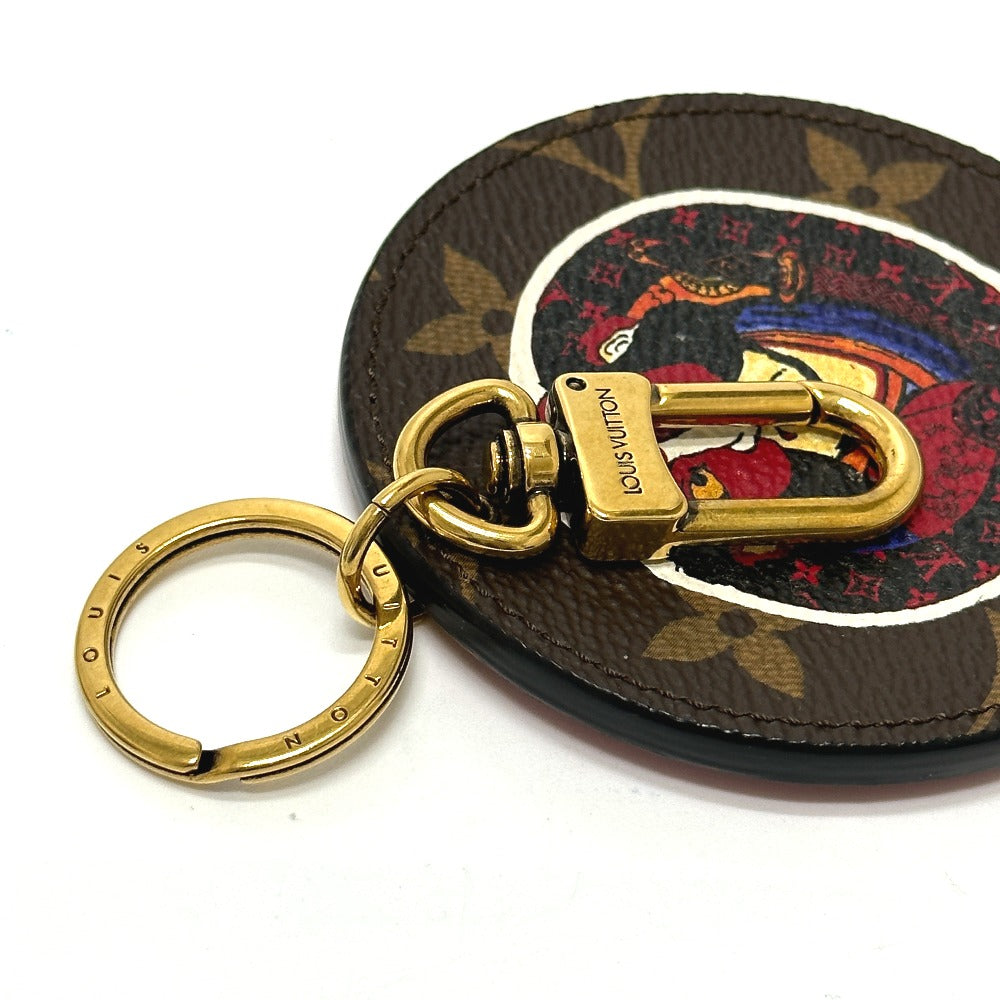 LOUIS VUITTON key ring MP1949 Monogram canvas Brown Monogram Kansai Yamamoto Porto Cray Rustre Women Used Authentic