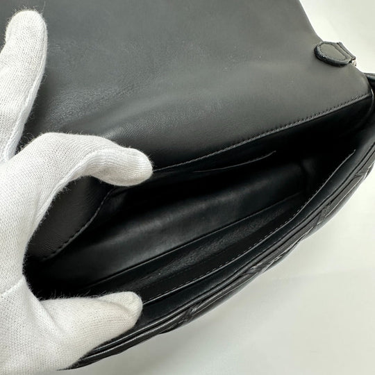 LOUIS VUITTON Shoulder Bag M50216 leather black quilting Martage Women Used Authentic