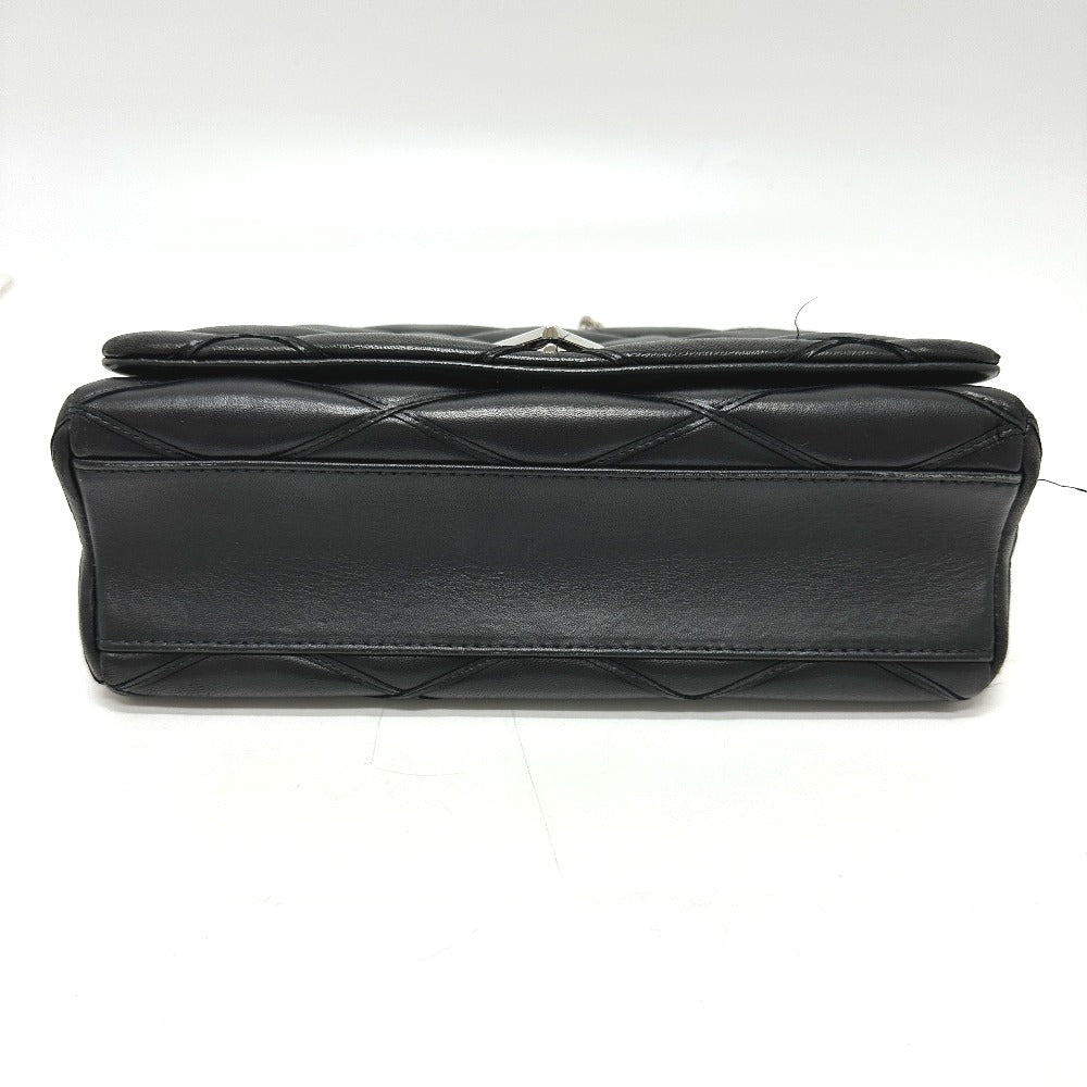 LOUIS VUITTON Shoulder Bag M50216 leather black quilting Martage Women Used Authentic