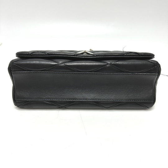 LOUIS VUITTON Shoulder Bag M50216 leather black quilting Martage Women Used Authentic