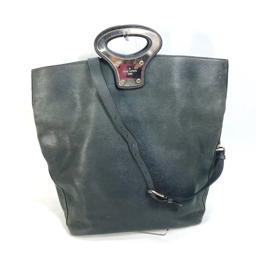 LOUIS VUITTON Shoulder Bag leather black Men's runway limited Cuir Epi NS mens Used Authentic