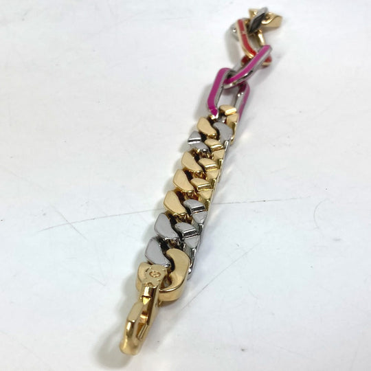 LOUIS VUITTON bracelet MP2968 metal gold accessories rhinestones Brass le LV mix Chain mens Used Authentic