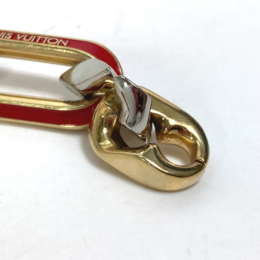 LOUIS VUITTON bracelet MP2968 metal gold accessories rhinestones Brass le LV mix Chain mens Used Authentic