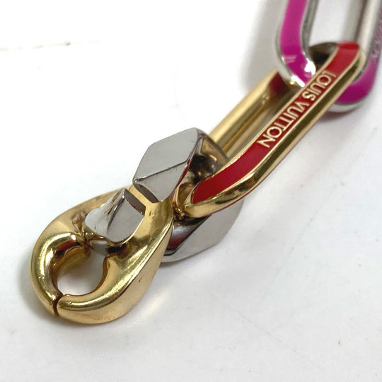 LOUIS VUITTON bracelet MP2968 metal gold accessories rhinestones Brass le LV mix Chain mens Used Authentic