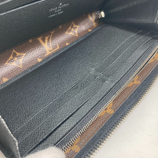 LOUIS VUITTON Long Wallet Purse M69407 Monogram canvas Brown Monogram macacer Zippy Dragonne mens Used Authentic