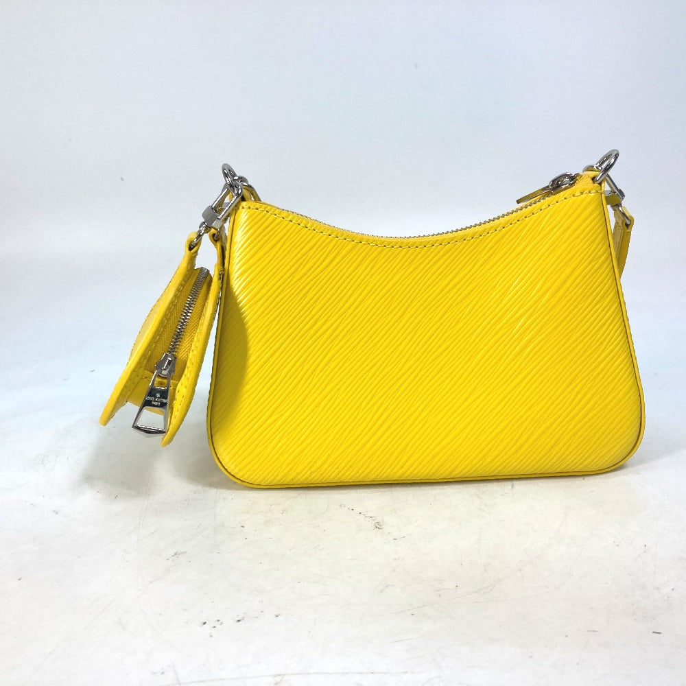 LOUIS VUITTON Handbag M21702 Epi Leather yellow Kusama Yayoi Collaboration LVxYK Malelini Women Used Authentic