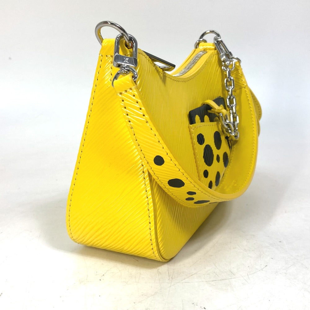 LOUIS VUITTON Handbag M21702 Epi Leather yellow Kusama Yayoi Collaboration LVxYK Malelini Women Used Authentic
