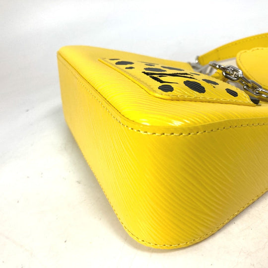 LOUIS VUITTON Handbag M21702 Epi Leather yellow Kusama Yayoi Collaboration LVxYK Malelini Women Used Authentic