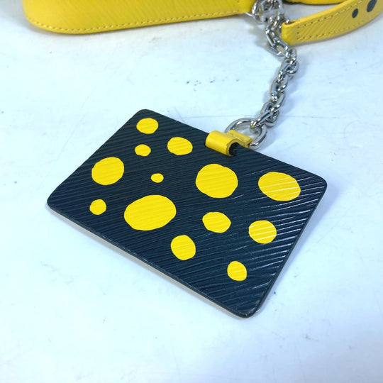 LOUIS VUITTON Handbag M21702 Epi Leather yellow Kusama Yayoi Collaboration LVxYK Malelini Women Used Authentic
