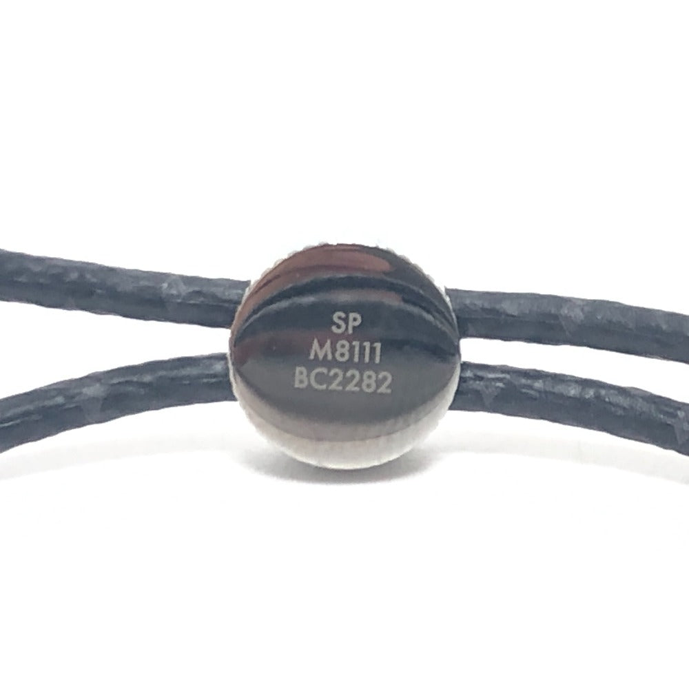 LOUIS VUITTON bracelet M8111 Monogram Eclipse Canvas black Bracelet Catch It mens Used Authentic