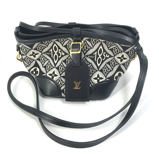 LOUIS VUITTON Shoulder Bag M69973 Jacquard black Monogram SINCE1854 Noe Peirce Women Used Authentic