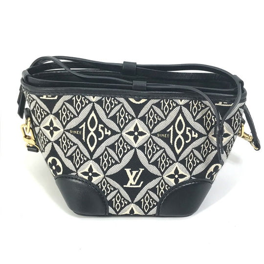 LOUIS VUITTON Shoulder Bag M69973 Jacquard black Monogram SINCE1854 Noe Peirce Women Used Authentic