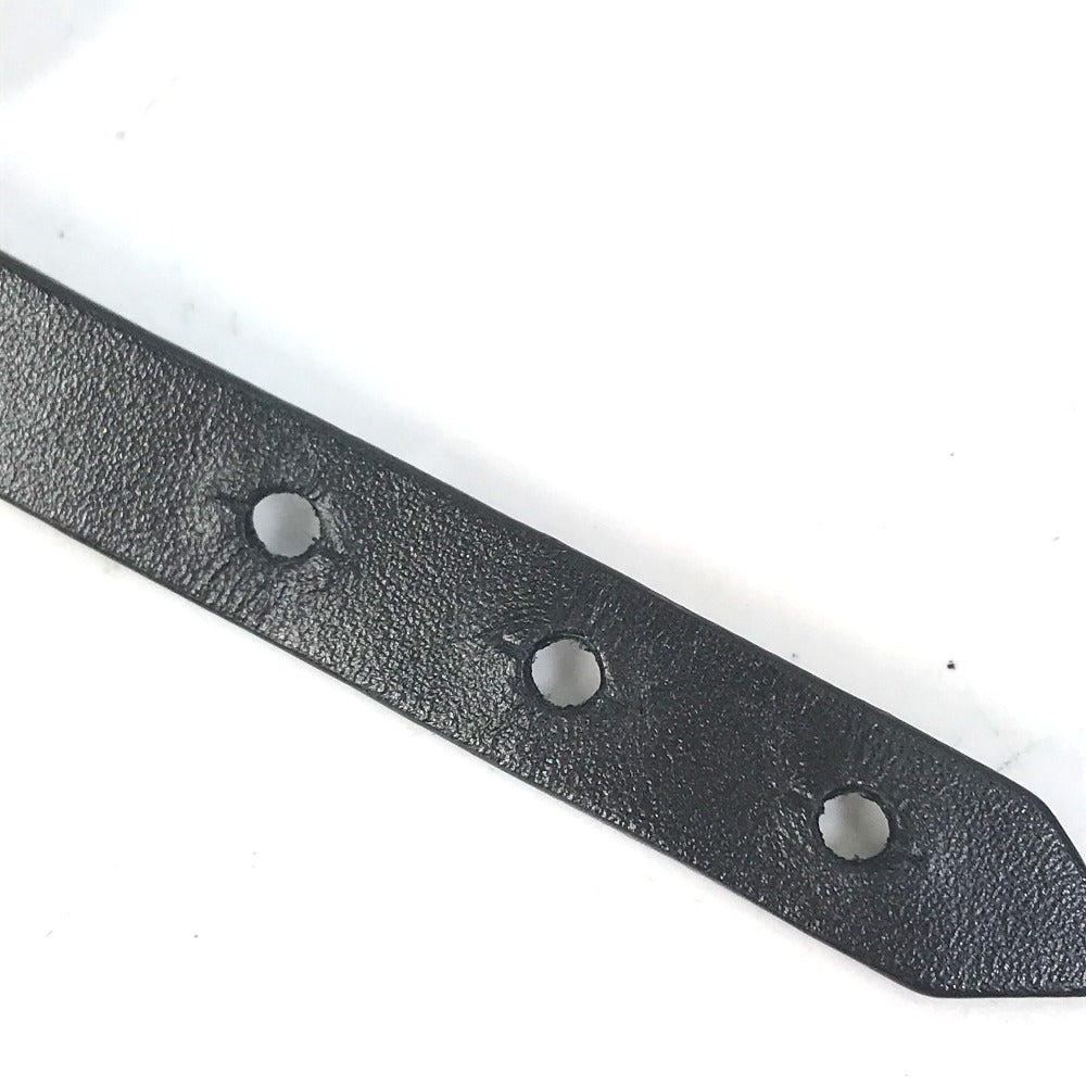 LOUIS VUITTON bracelet M6557F leather black Double bracelet Bracelet Daily Monogram Studs Women 17 Used Authentic