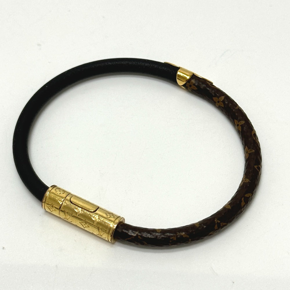 LOUIS VUITTON bracelet M6431F Monogram canvas Brown Monogram Brasle Daily Confidential Women Used Authentic