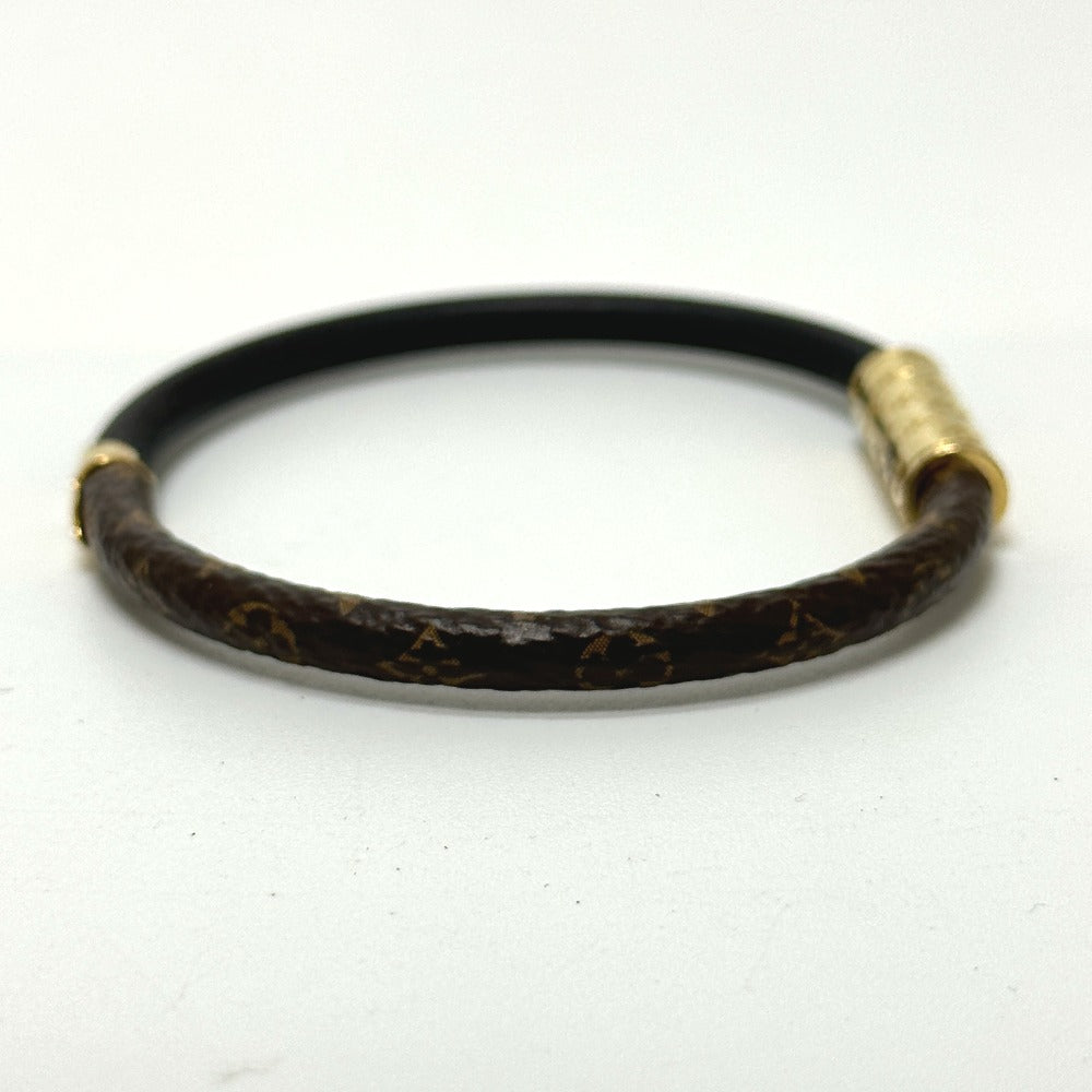 LOUIS VUITTON bracelet M6431F Monogram canvas Brown Monogram Brasle Daily Confidential Women Used Authentic
