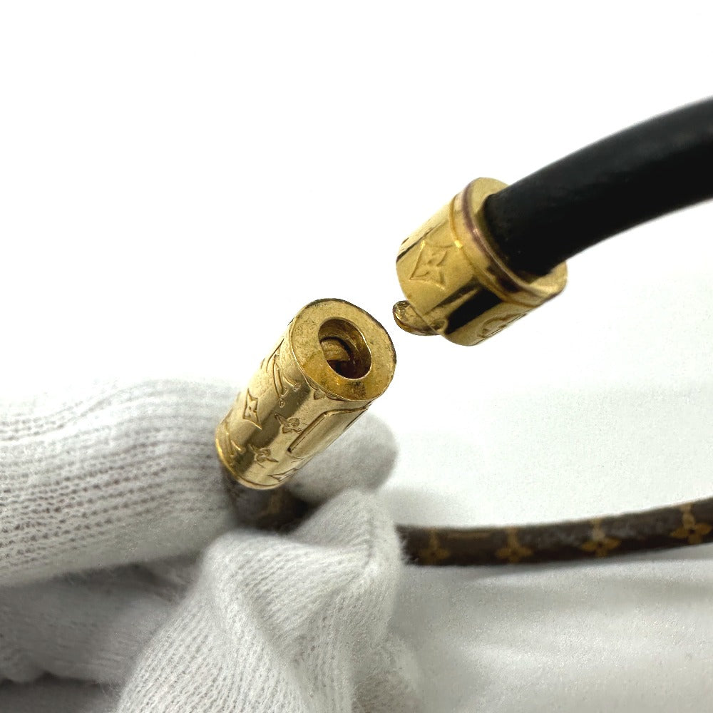 LOUIS VUITTON bracelet M6431F Monogram canvas Brown Monogram Brasle Daily Confidential Women Used Authentic