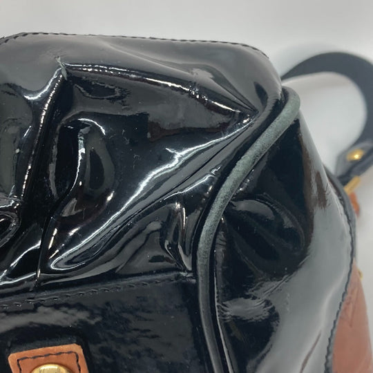 LOUIS VUITTON Boston Duffel bag M95299 Leather / patent leather Brown Monogram emboss Stephen Women Used Authentic
