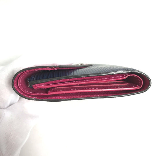 LOUIS VUITTON Trifold wallet M62204 Epi Leather pink Epi Portefeuille Victorine Women Used Authentic