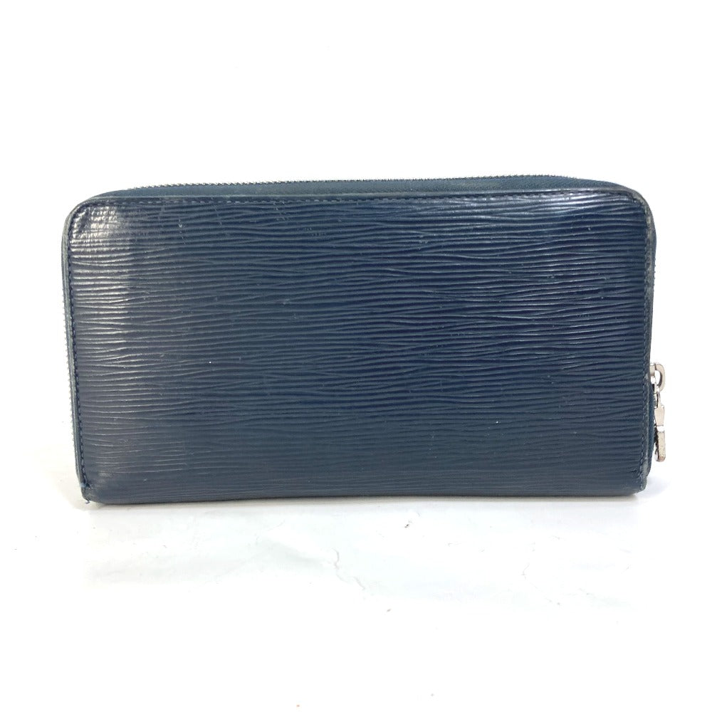 LOUIS VUITTON Long Wallet Purse M62644 Epi Leather Navy travel case long wallet Zippy Organizer NM mens Used Authentic