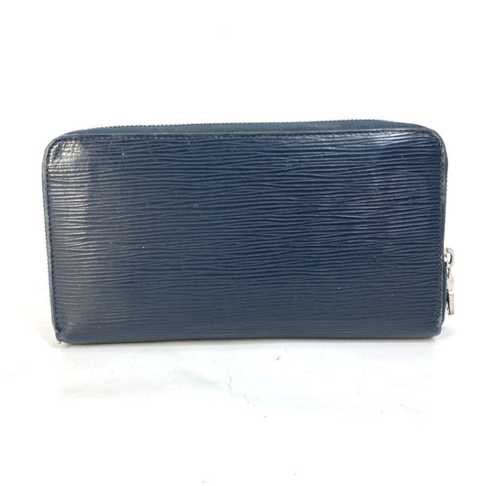 LOUIS VUITTON Long Wallet Purse M62644 Epi Leather Navy travel case long wallet Zippy Organizer NM mens Used Authentic