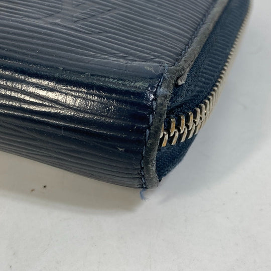 LOUIS VUITTON Long Wallet Purse M62644 Epi Leather Navy travel case long wallet Zippy Organizer NM mens Used Authentic