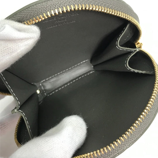 LOUIS VUITTON Coin case M91387 Monogram Vernis Silver Monogram Vernis portomone cock Women Used Authentic