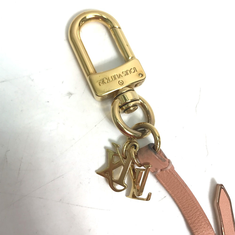 LOUIS VUITTON key ring M62734 leather pink Rabbit Jeff Koons Women Used Authentic
