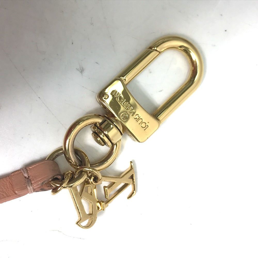 LOUIS VUITTON key ring M62734 leather pink Rabbit Jeff Koons Women Used Authentic