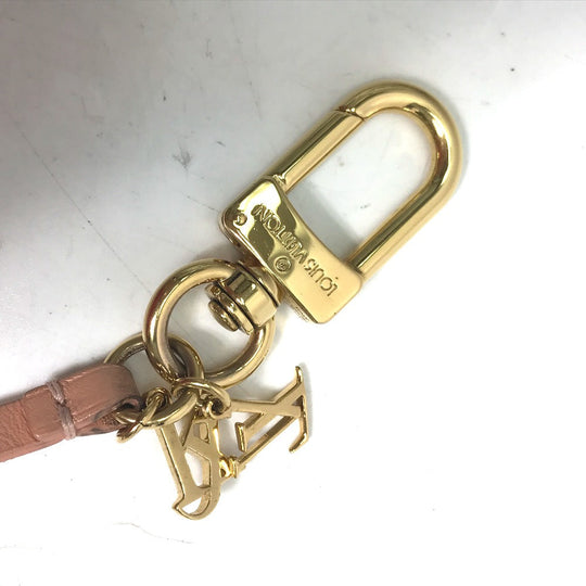 LOUIS VUITTON key ring M62734 leather pink Rabbit Jeff Koons Women Used Authentic