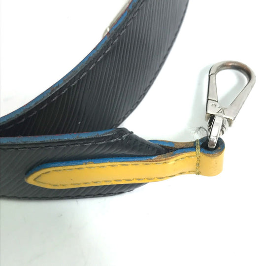 LOUIS VUITTON Shoulder strap J02297 Epi Leather black Epi Women Used Authentic