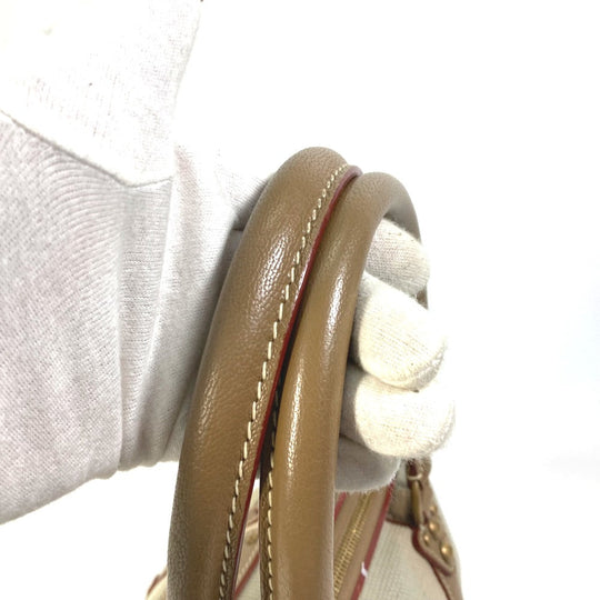 LOUIS VUITTON Handbag M48827 Canvas / Leather beige Antigua Sac de Nuit PM Women Used Authentic