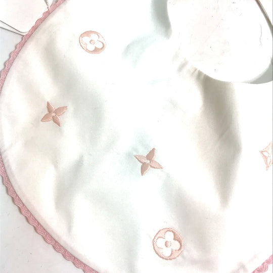LOUIS VUITTON Other fashion goods GI060D cotton pink Bib baby baby baby Bib set 2 only one Kids Used Authentic