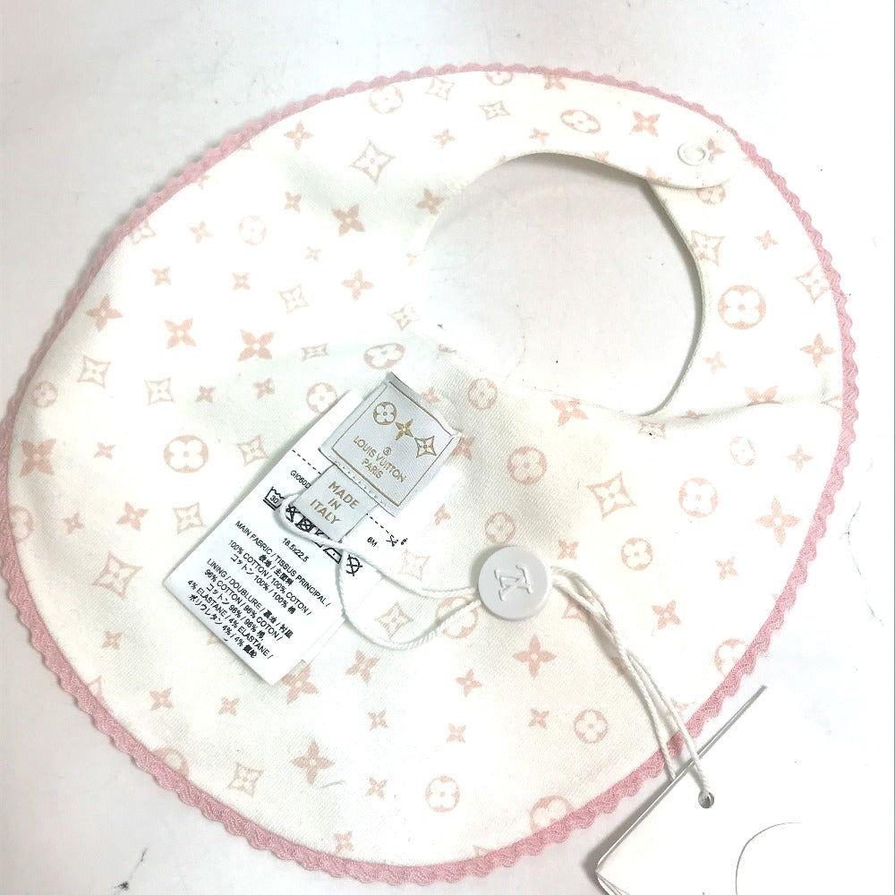 LOUIS VUITTON Other fashion goods GI060D cotton pink Bib baby baby baby Bib set 2 only one Kids Used Authentic