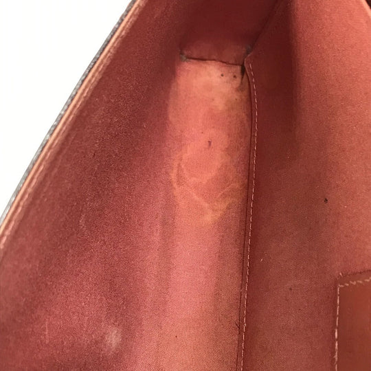 LOUIS VUITTON Shoulder Bag  M62767 Patent leather pink Monogram Vernis Pochette Felice Women Used Authentic
